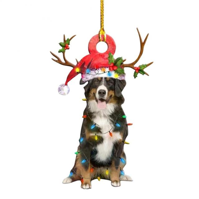 Cute Dog Drop Ornament Christmas Tree Puppy Pendant