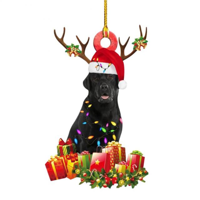 Cute Dog Drop Ornament Christmas Tree Puppy Pendant