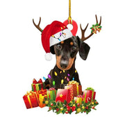 Cute Dog Drop Ornament Christmas Tree Puppy Pendant