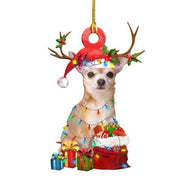 Cute Dog Drop Ornament Christmas Tree Puppy Pendant