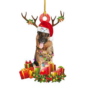 Cute Dog Drop Ornament Christmas Tree Puppy Pendant