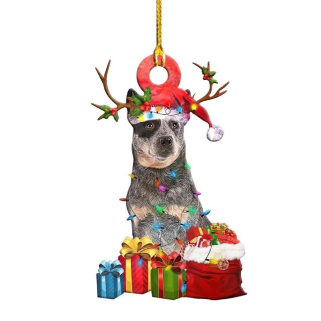 Cute Dog Drop Ornament Christmas Tree Puppy Pendant