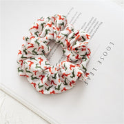 Christmas Scrunchie Elastic New Handmade Hair Rope Ponytail Holder
