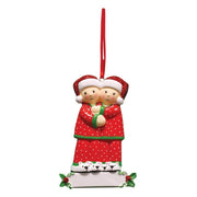 Colorful Decorations Hanging Personalized Family pendant Xmas