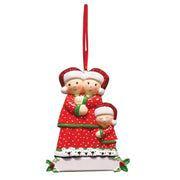 Colorful Decorations Hanging Personalized Family pendant Xmas