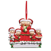 Colorful Decorations Hanging Personalized Family pendant Xmas