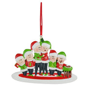 Colorful Decorations Hanging Personalized Family pendant Xmas