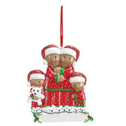 Colorful Decorations Hanging Personalized Family pendant Xmas