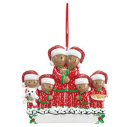 Colorful Decorations Hanging Personalized Family pendant Xmas