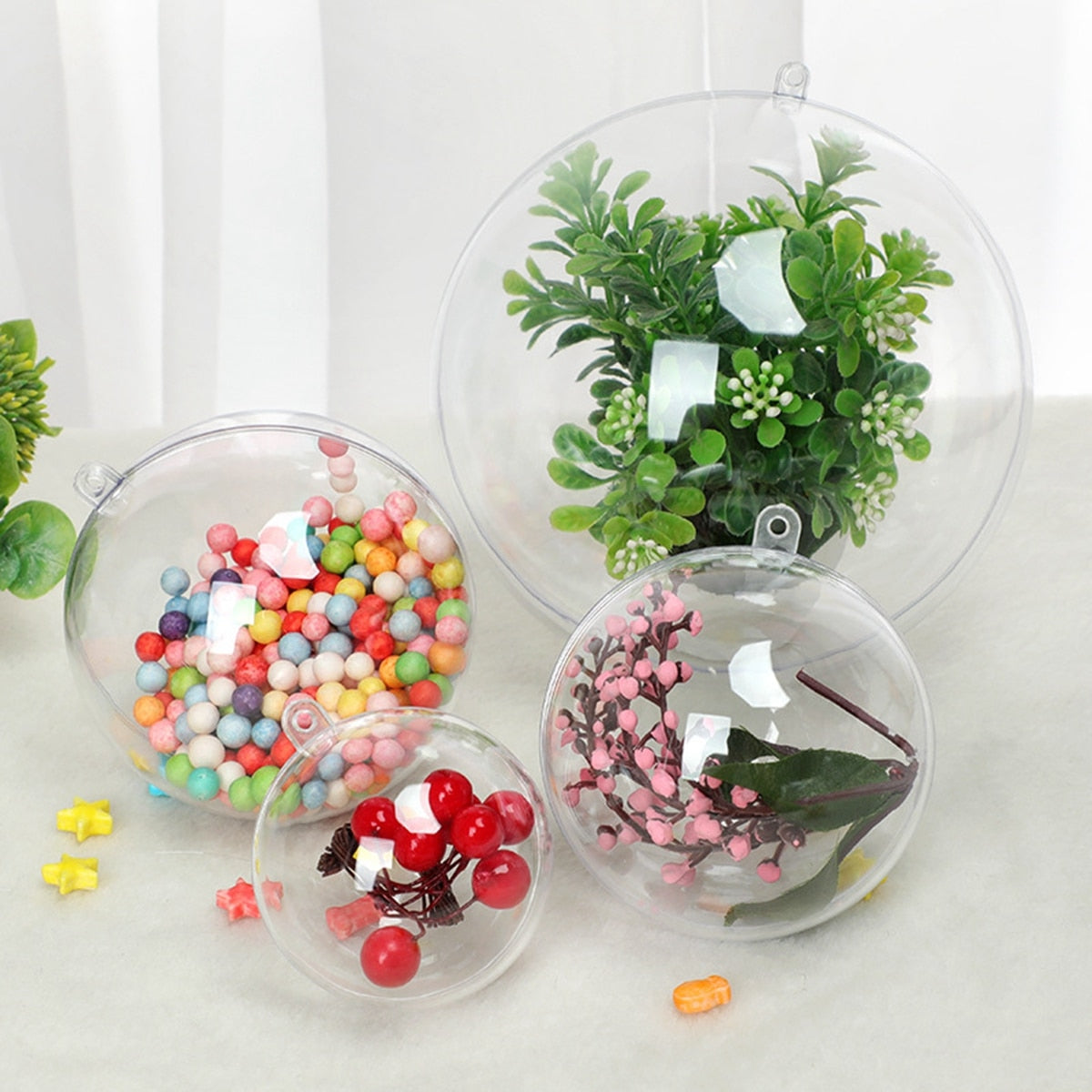 Transparent Balls For Christmas Decoration