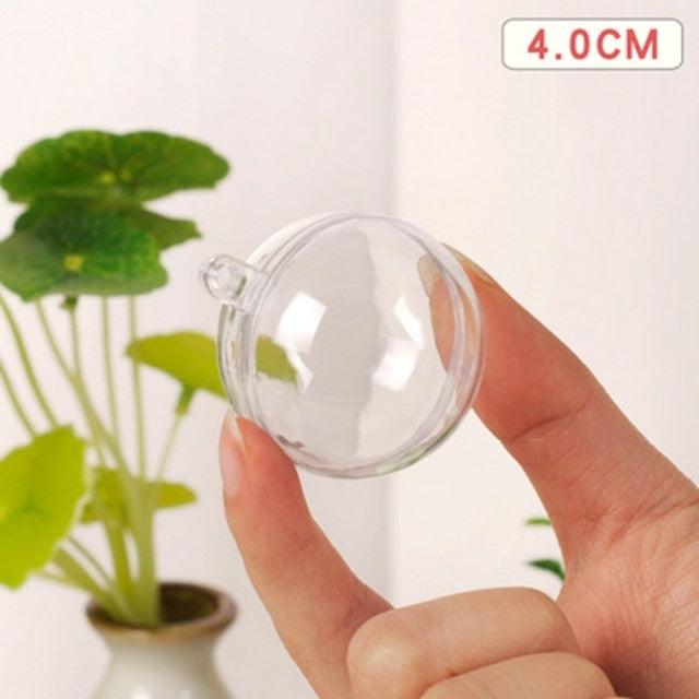 Transparent Balls For Christmas Decoration
