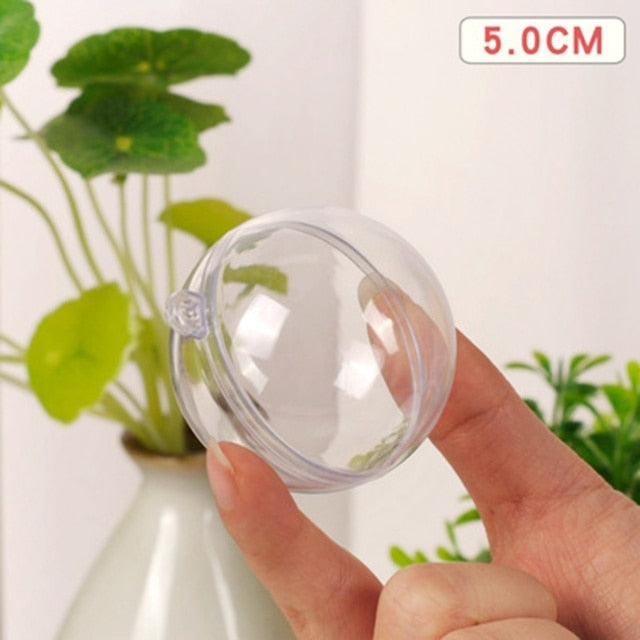 Transparent Balls For Christmas Decoration