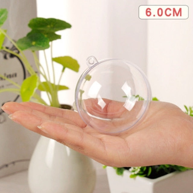 Transparent Balls For Christmas Decoration