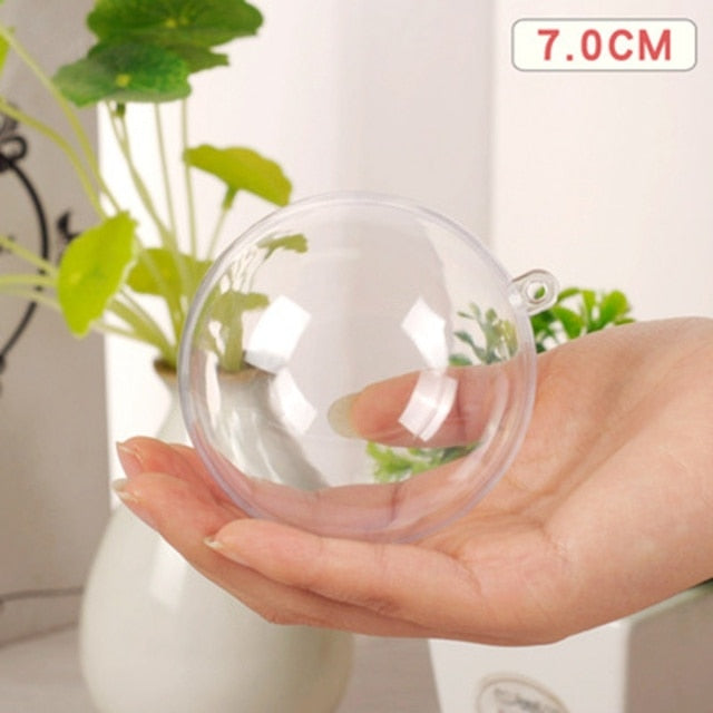 Transparent Balls For Christmas Decoration