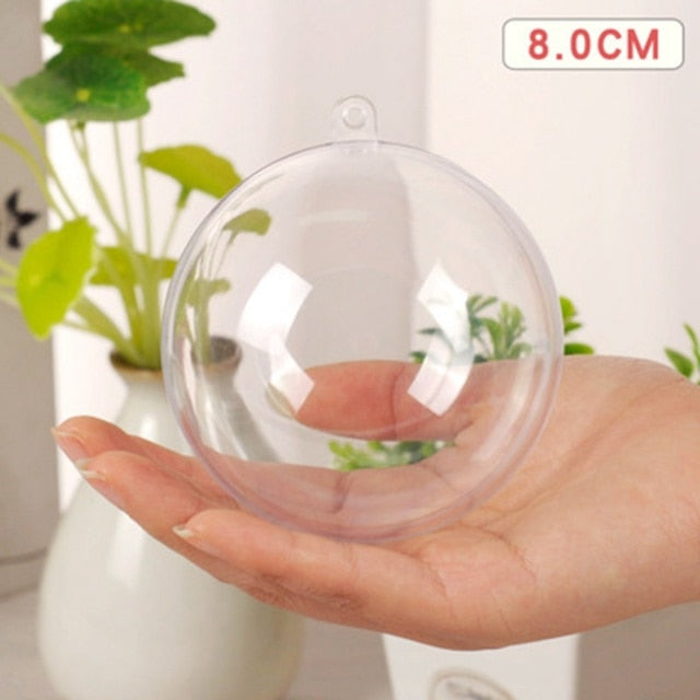 Transparent Balls For Christmas Decoration