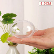 Transparent Balls For Christmas Decoration
