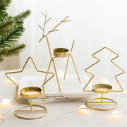 Creative Elk Metal Candle Holder Wedding Candlestick