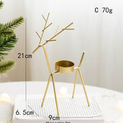 Creative Elk Metal Candle Holder Wedding Candlestick