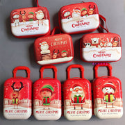Merry Christmas Metal Mini Suitcase for Dolls