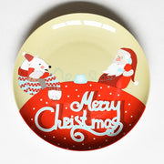 Hand-painted Christmas Ceramic Plate