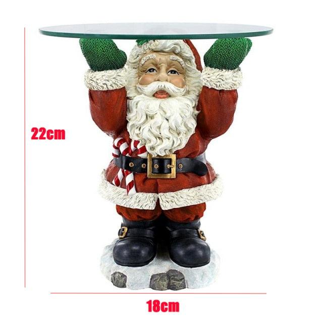 Santa Snack Rack Snowman Dessert Holder Food Serving Tray