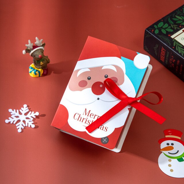 Book Shaped Merry Christmas Candy Boxes