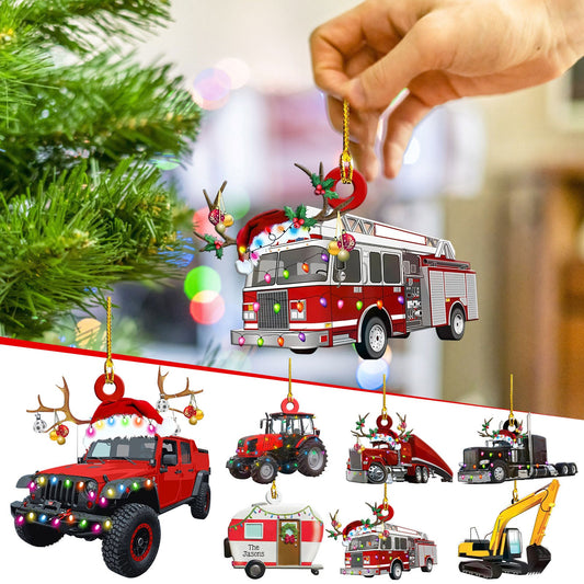 Christmas Hanging Vehicle Ornaments
