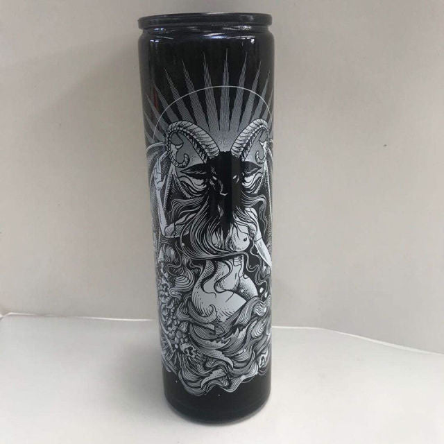 Church Candle Santa Is A Woman Ritual Chakra Black Candle