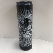 Church Candle Santa Is A Woman Ritual Chakra Black Candle