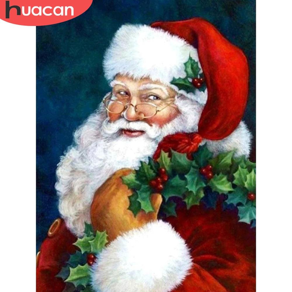 DIY 5d Diamond Painting Santa Claus Handmade Gift Full Square/Round Craft