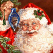 DIY Diamond Painting Santa Claus Owl Cross Stitch Kit Full