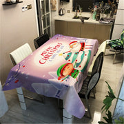 Merry Christmas Printed Decorative Tablecloth