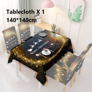 Christmas Chair And Dining Table Cover