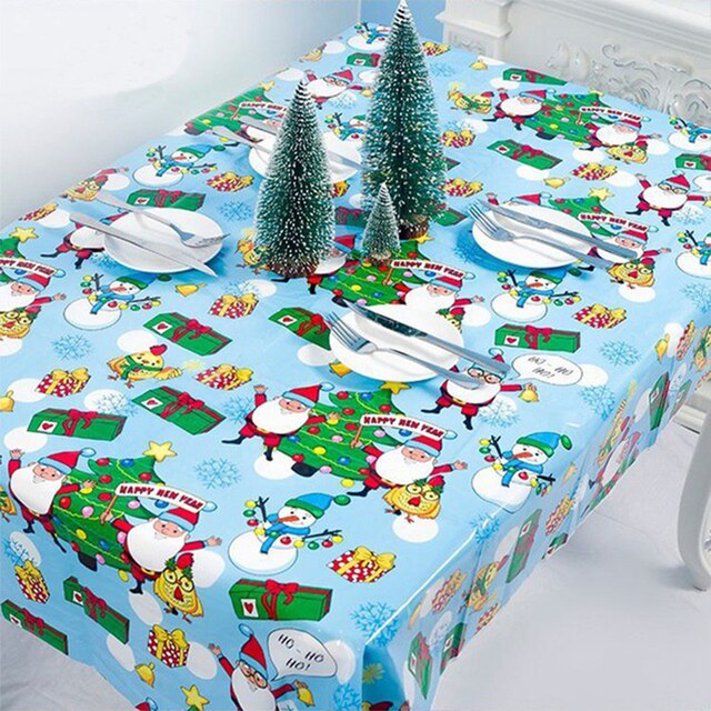 Christmas Themed Printed Tablecloth