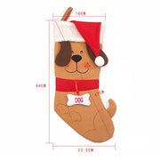 Knit Christmas Stockings Snowman Santa Xmas