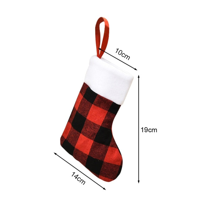 Knit Christmas Stockings Snowman Santa Xmas