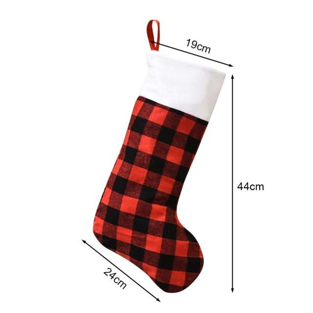 Knit Christmas Stockings Snowman Santa Xmas