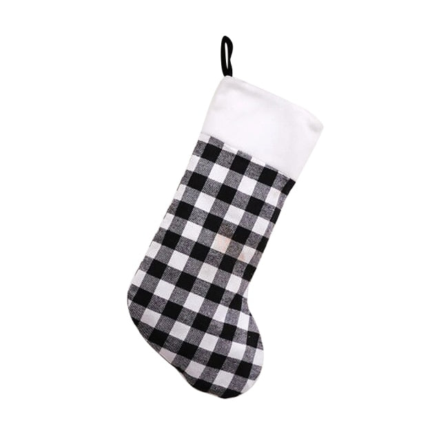 Knit Christmas Stockings Snowman Santa Xmas