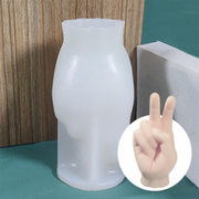 Silicone Candle Molds Gesture Finger Mould Creative Perfume 3d Candle