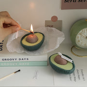 Cute Fruits Aromatic Candle Avocado Soy Wax Candle