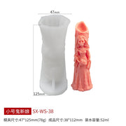 Halloween and Christmas New Candle Silicone Mold for DIY