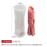 Halloween and Christmas New Candle Silicone Mold for DIY