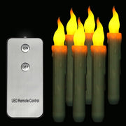 Electric Flameless Long Candles With Remote Control LED