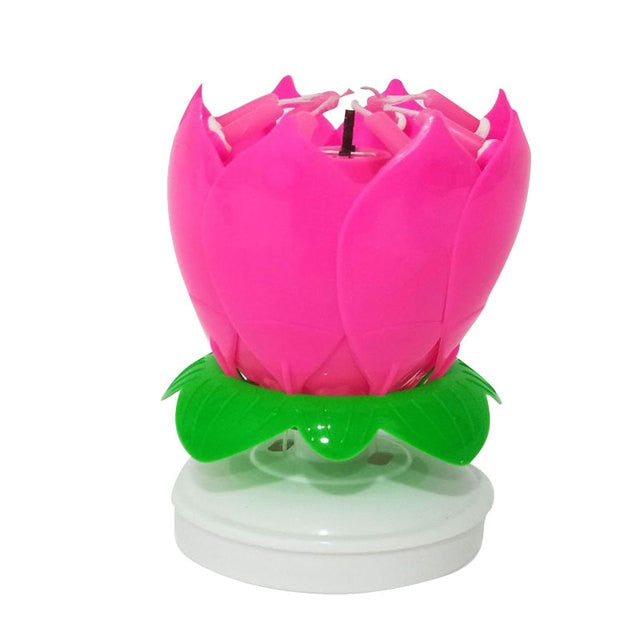 Hot Fashion Cake Flower Candles Lotus