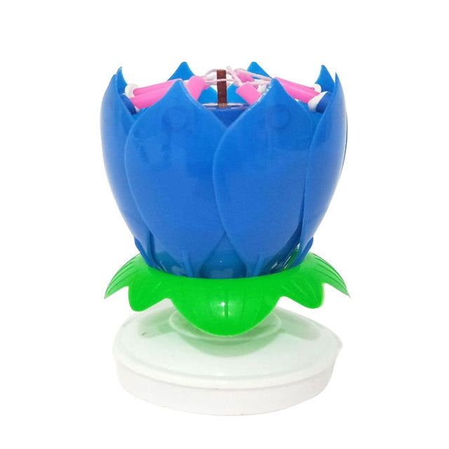 Hot Fashion Cake Flower Candles Lotus