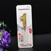 Candle For Holiday With Colorful Flame