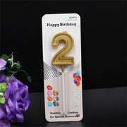 Candle For Holiday With Colorful Flame