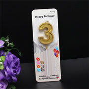 Candle For Holiday With Colorful Flame