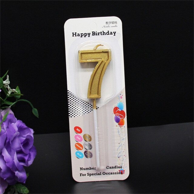 Candle For Holiday With Colorful Flame