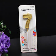 Candle For Holiday With Colorful Flame